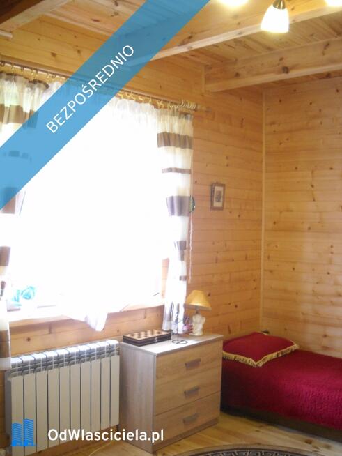 Dom drewniany z działką