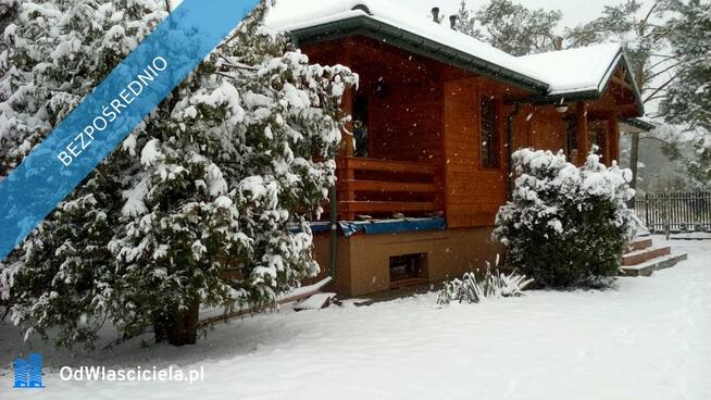 Dom drewniany z działką