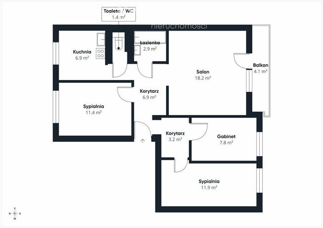 Mieszkanie na sprzedaż – Szczytno | 4 pokoje