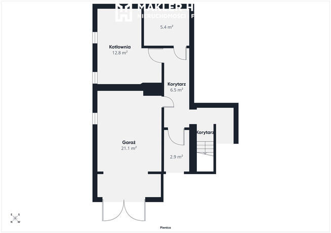 Pół bliźniaka z dodatkowymi działkami w Boćwince