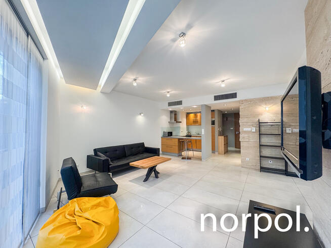 Stylowy apartament 71m2 w Angel Plaza – centrum Krakowa, taras, wellness spa