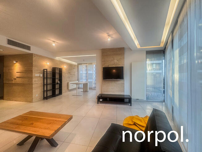Stylowy apartament 71m2 w Angel Plaza – centrum Krakowa, taras, wellness spa