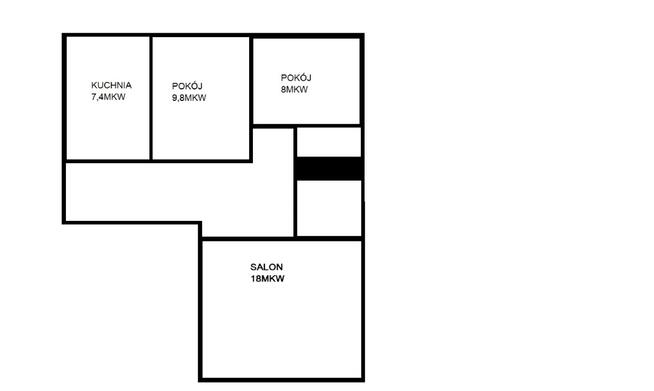 Mieszkanie 3-pokojowe Wola Duchacka