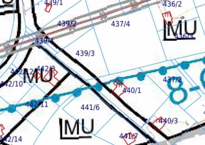 Działka budowlana Grabie gm. Łapanów,