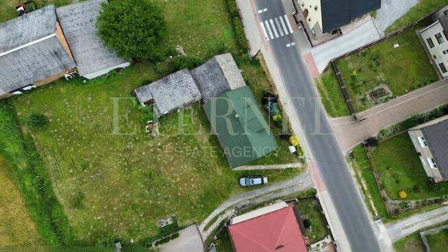 Działka zabudowana 1490m² (14,9 ara) - Kocikowa