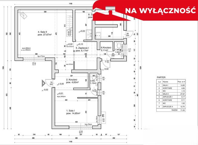 Lokal 88 m2 przy ul. Kołłątaja w Puławach.