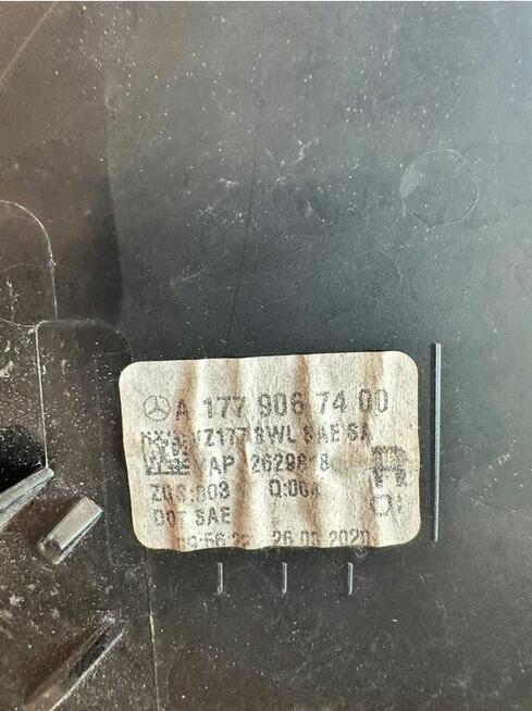 Lampy tylne Mercedes W177 A Klasa Lewa Prawa USA