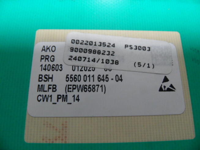 programator pralki bosch WAE2048FPL EPW65871