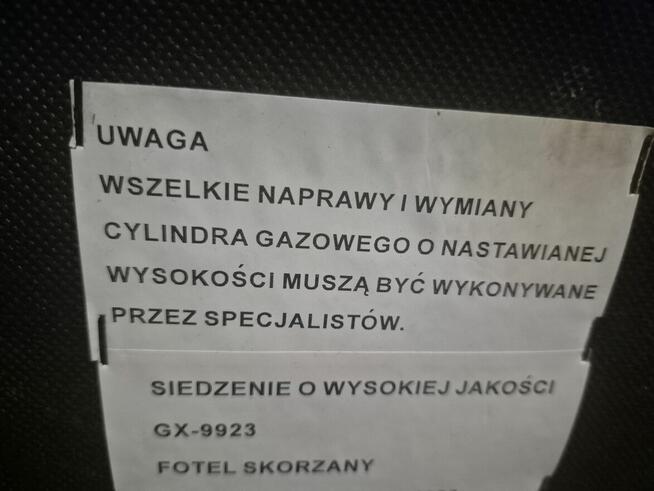 Sprzedam fotel skórzany