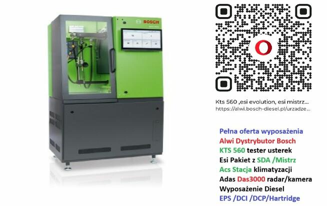 Eps 205 tester wtryskiwaczy Bosch z kodowaniem