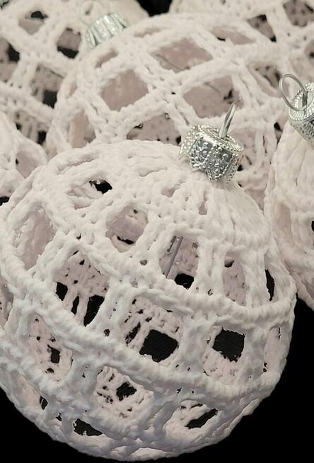 Bombki choinkowe ręcznie wykonane 6szt