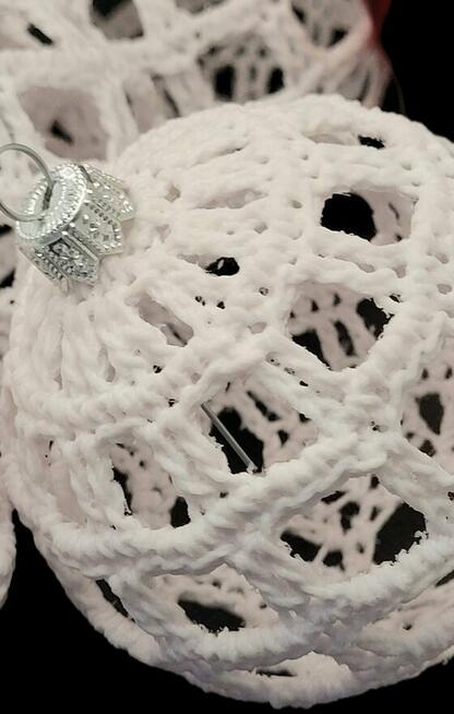 Bombki choinkowe ręcznie wykonane 6szt