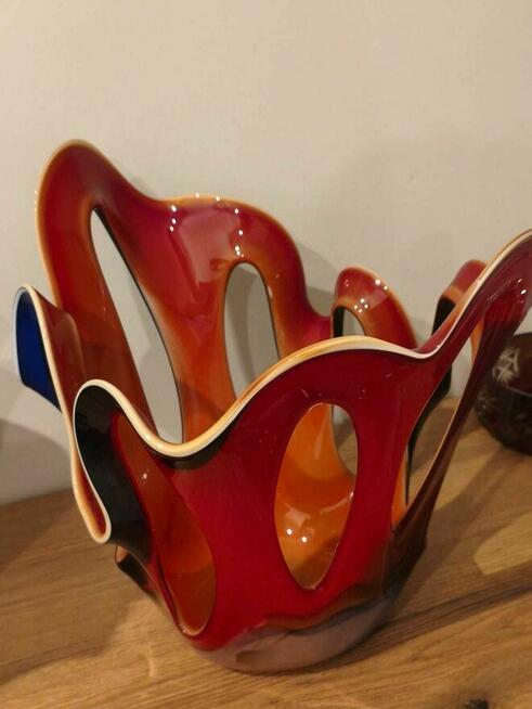 unikatowy multikolorowy wazon typu MAKORA 330 zl