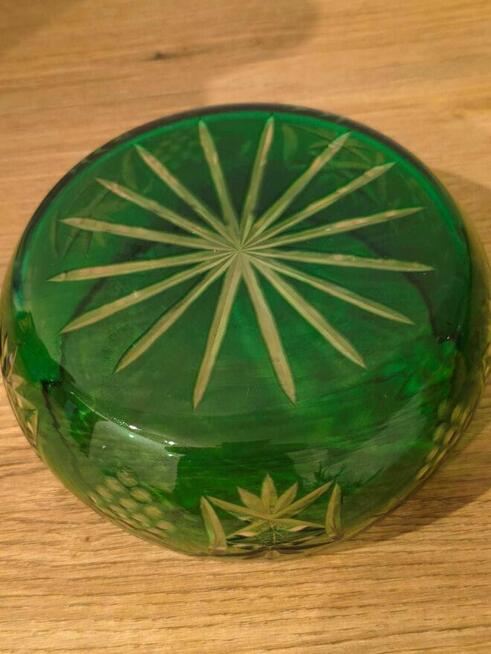 kryształowe misy--zestaw 240 pln-rzadki wzór