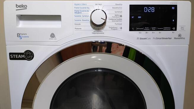 Pralko-suszarka Beko 8/5 kg /silnik inverterowy/gwarancja