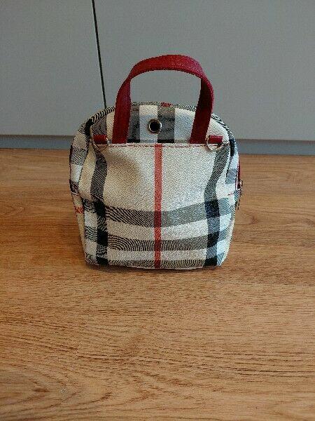 Nowy mały plecak, torebka w kratę