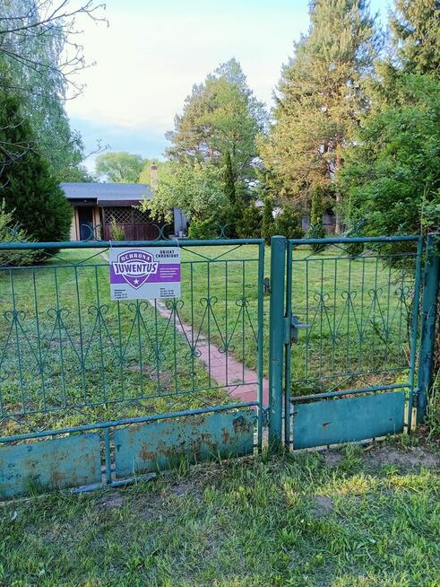 Działka 1306m2 nad rzęką z domkiem 50m2