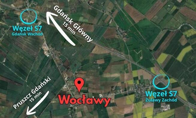 Idealna Działka pod Budowę dużego Domu – *20min od Centrum G