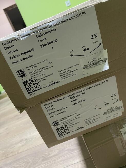 Sprzedam ościeżnice regulowane