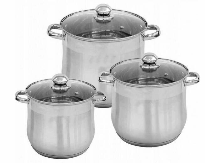 Garnki nierdzewne rosołowe 199zl