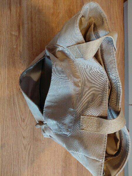 Nowa duża torba beżowa pojemna, lekka, wygodna