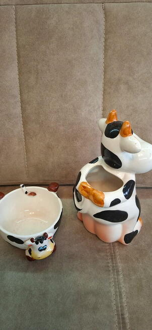 Ceramiczny zestaw ręcznie malowany