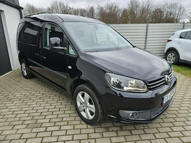Volkswagen Caddy 2.0 MPi 109KM LONG 7 OSÓB benzyna NOWY GAZ LPG zadbany BEZWYPADEK