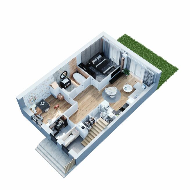 Nowe mieszkanie nad jeziorem w Sztumie - 73,3 m2