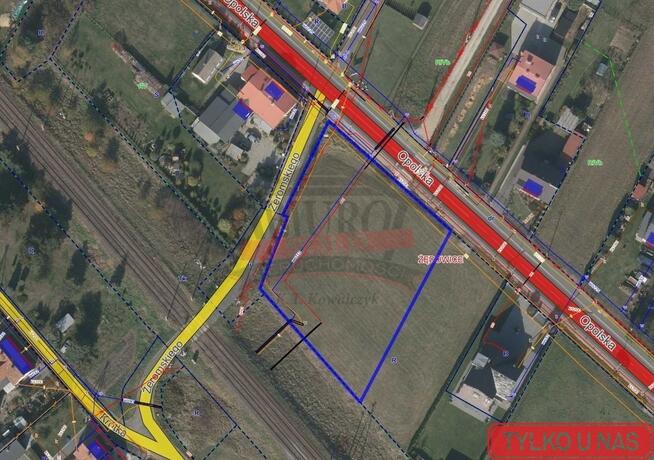 Żędowice narożna działka 26,17 a, pod dom i usługi