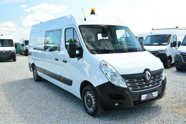 Renault Master 7 osobowy brygadówka NAJAZD max pełna opcja servis regały