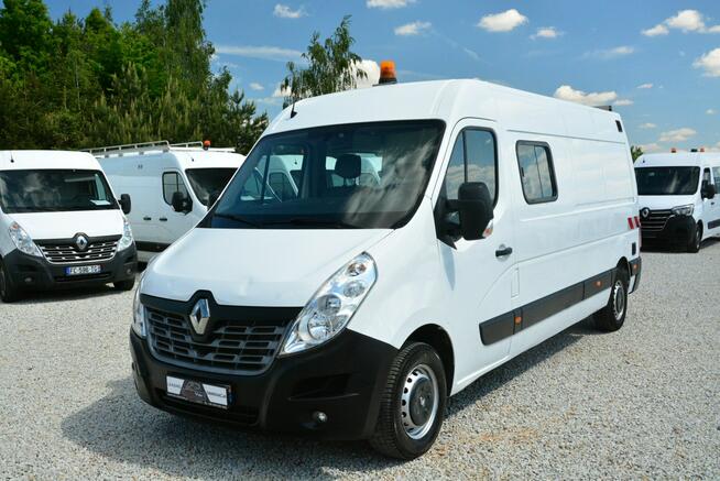 Renault Master 7 osobowy brygadówka NAJAZD max pełna opcja servis regały