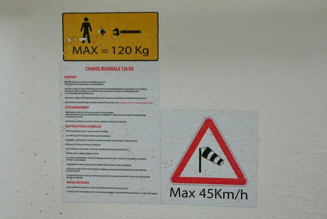 max master dźwig 2,3 Podnośnik koszowy Zwyżka