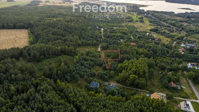 Działka budowlana z częścią lasu na sprzedaż
