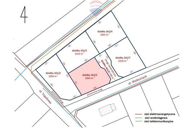 Działka budowlana 1004m2, Grądy k. Żyrardowa