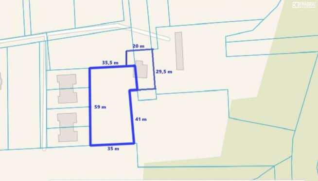 Działka rolno-budowlana Dys gm. Niemce