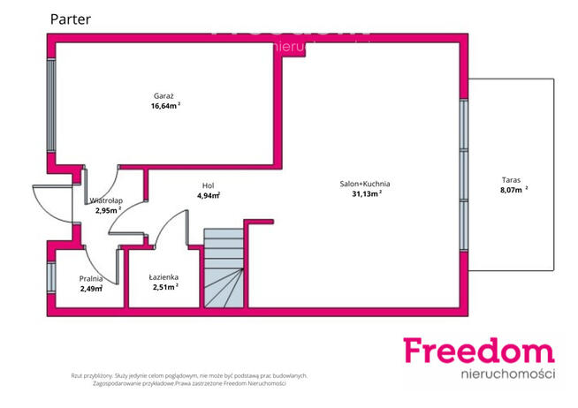 Nowoczesny dom bliźniak w Straszynie 120 Bez PCC