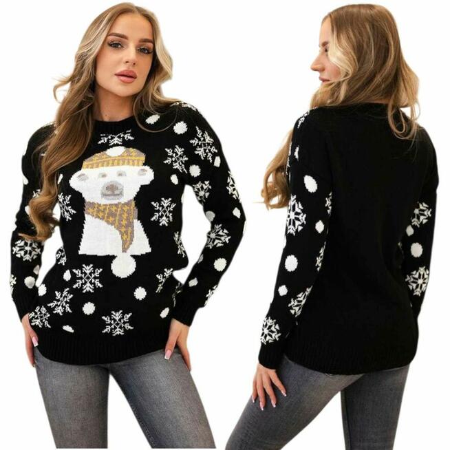 Swetry damskie Świąteczne - rozm UNIWERSALNY