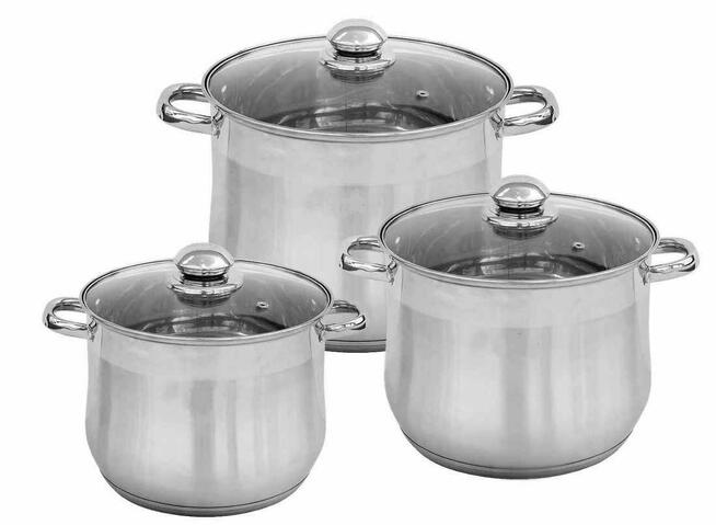 Garnki nierdzewne rosołowe 199zl