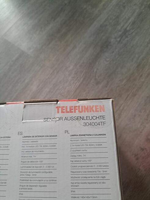 Lampy zewnętrzne z czujnikiem