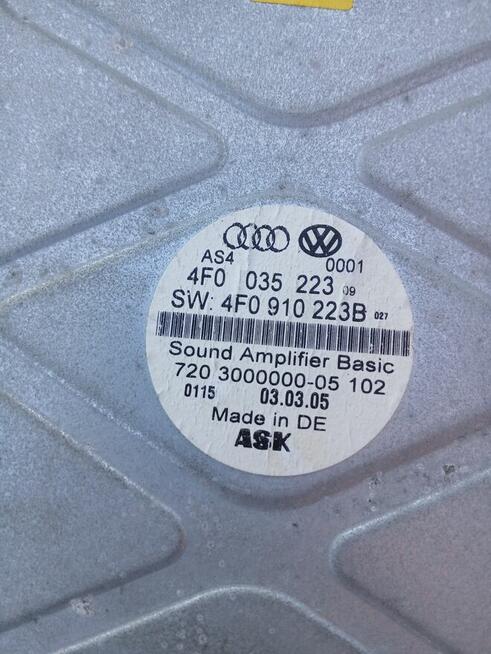 Audi A6 C6 i inne wzmacniacz amplituner 4F0035223