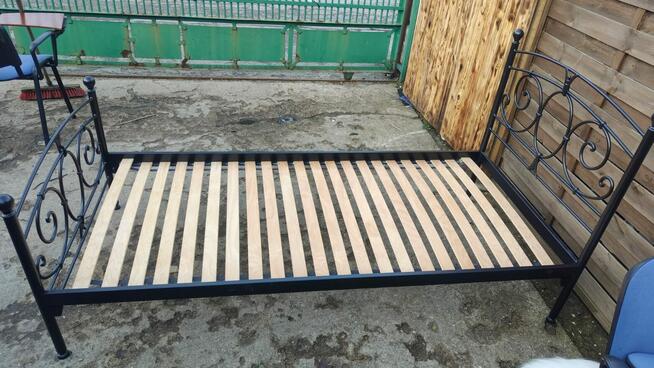 Łóżko 90x200 metalowe + materac TYLKO 450 ZŁ!