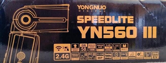 Sprzedam Canon lampę YN560 III i wyzwalacz radiowy