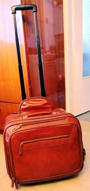 Skórzana walizka neseser słynnej angielskiej firmy Ashwood