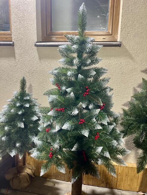 Piekna choinka Gumowa PE - sztuczna a jak żywa