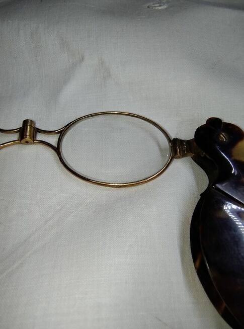 Binokle, lorgnon oprawa szylkret