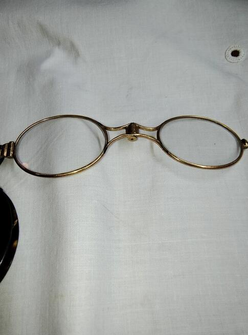 Binokle, lorgnon oprawa szylkret