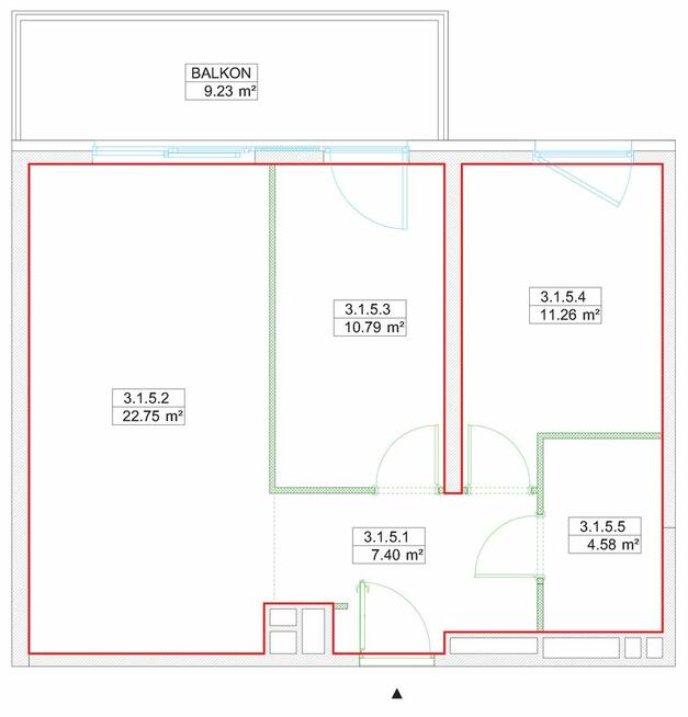 Mieszkanie 3-pokojowe ul. Mieszczańska