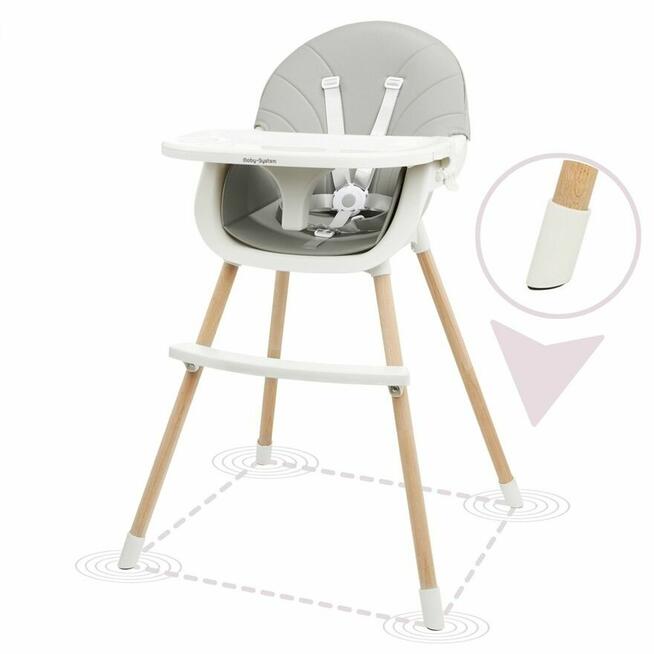 Krzesełko do karmienia dla dzieci 3w1 Dziecięce Krzesło