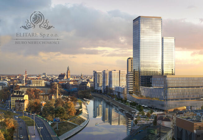 Apartament 44,39m2, 2 pok. w Centrum Wrocławia/Stare Miasto przy Odrze