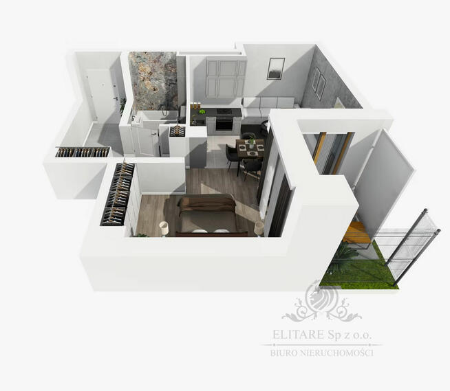 Mieszkanie 41,01m2 + ogórd i taras widokiem na Odrę/Kleczków